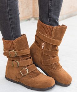Winter Boots Strap Buckle