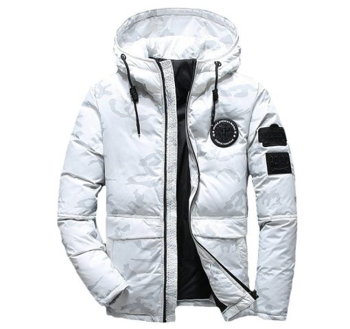 Camouflage Hooded Winter Jacket