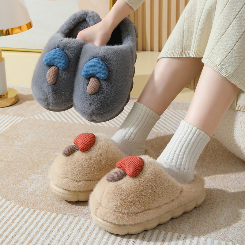Cotton Slippers Thick-Soled